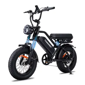 1150W Peak Electric Bike for Adults, 16" Fat Tire Ebike 21.6MPH Fast Speed, 48V 15.6Ah Battery 56 Miles Range, Carbon Steel Frame Off-road E-Bike k5 All-Terrain Bicycle