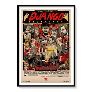 Django Unchained Movie Poster Art - NO FRAME