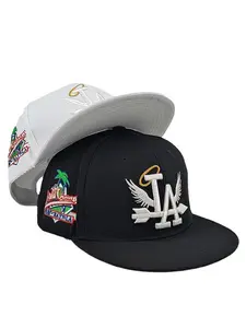 2 Pack Unisex Adjustable Performance Snapback | Flat Brim Baseball Cap for Men & Women