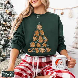 Gingerbread Sweatshirt, Cute Christmas, Gingerbread Man Christmas, Holiday Winter Pullover, Gift For Baker, Festive