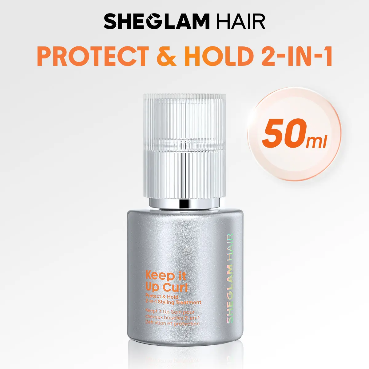 SHEGLAM HAIR Keep It Up Curl Protect & Hold 2-In-1 Styling Treatment | Styling Cream | Lightweight Textures | Quick Absorption | Eliminates Frizz | Rose Doux | Hair Styling #leave in conditioner #based hair #products #girly essentials