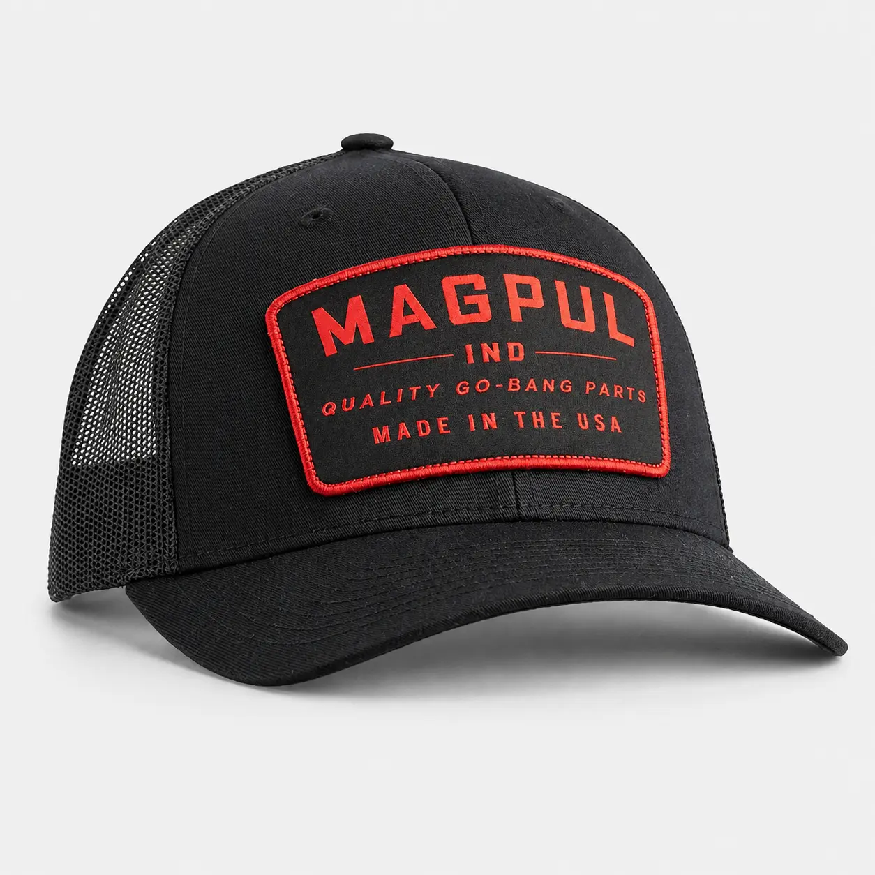 Magpul Industries Patch Trucker Hat, Made in USA Style Mesh Back Cap, Tactical Outdoor Snapback, Shooting Range Workwear Hat