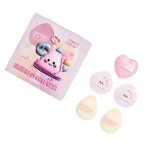 5 Pieces Creative Sponges Powder Puff Makeup For Natural And Party Looks
