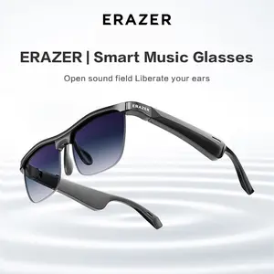 ERAZER Wireless Bluetooth smart glasses, multi-functional blue light blocking glasses for listening to music and making phone calls, stylish autumn and winter sun protection, Bluetooth compatible