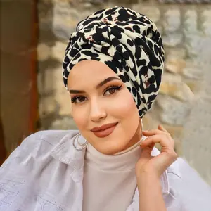 European and American Vacation Style Hairband Twist Hat, Comfortable Muslim Casual Street Hat, Bohemian Style Headscarf, Head Wrap, Women's Multifunctional Daily Accessory