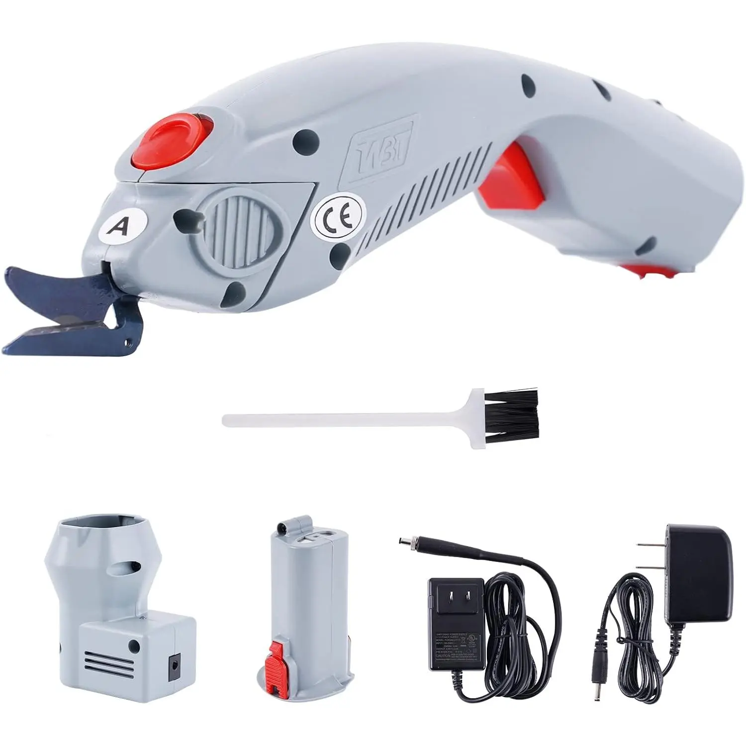 Wbt-1 Electric Fabric  Cordless Fabric Shears Rechargeable Cloth  for Carpet/Leather/Rubber/Paperboard (1  & A )