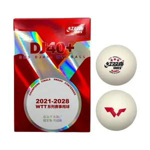DHS DJ40+ WTT 3-Star Table Tennis Balls (6 Pcs)