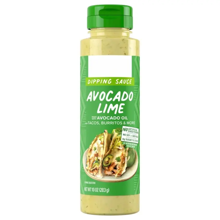 Refreshing Avocado-Lime Flavor Dipping Sauce with Its Namesake Oil, 10 oz
