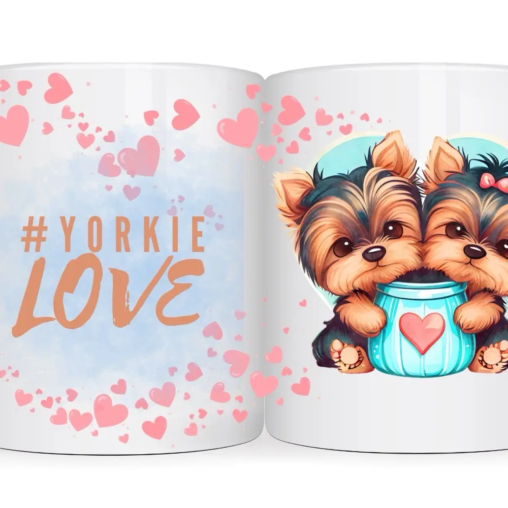Yorkie love mug