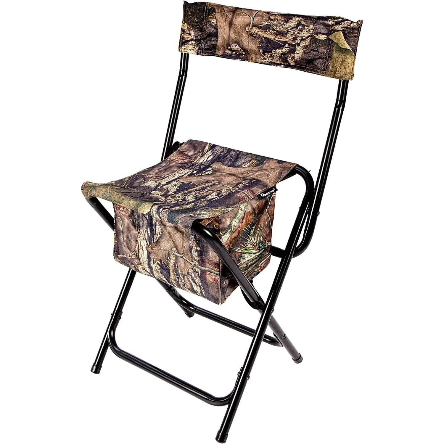 Hunting Folding Design Portable Lightweight High-Back Concealment Chair with Backrest, Moss Oak Broken Country Camo