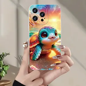 Phone case: -selling creative cute turtle pattern phone case  Creative fashion design, suitable Suitable for a variety of iPhone models, from Iphone 17 series to Iphone 11 series, and Iphone x series