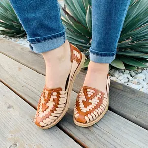 Womens Mexican Sandals, Handmade Leather Huaraches Sandals ,Sandalias Huaraches Mexicanos ,Mexican Leather Shoes, Huarache Mujer 2TONOS