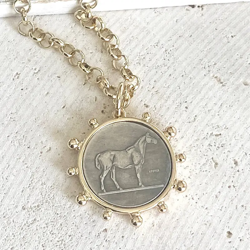 Legacy Horse Coin Necklace