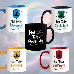 Unique Cup - Wizard Ceramic Mug Collection, Witchy Coffee Mug, Funny Pun HP Mug, Happy halloween Cup, Spooky season mug, Gift for Wizard and Witches, Magic and Spell, Aggressive Mug