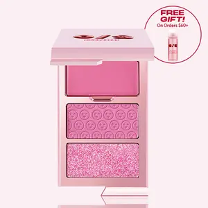 ONE/SIZE Cheek Clapper 3D Blush Trio Palette - Multi-Formula, Pigmented  Blush Trio | Cream, Powder & Blush Highlighter for Ultra-Intense Color & Radiant Cheeks