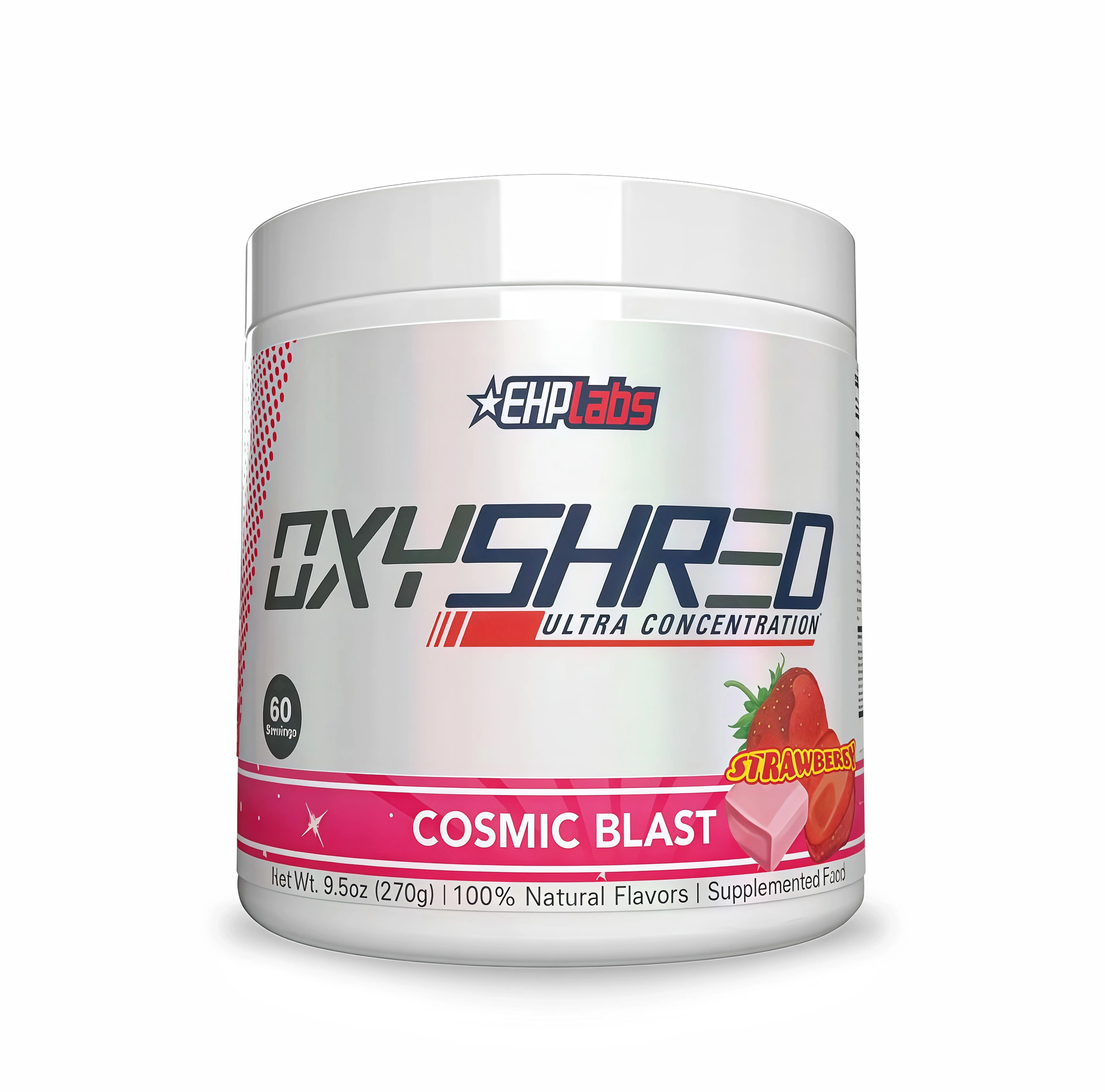 EHPlabs OxyShred Ultra CS Concentration Pre Workout Powder 60 Serves 150mg Caffeine Sugar Free Vegan Friendly GlutenFree Men Women Health Fitness Supplements Cosmic Blast Flavor