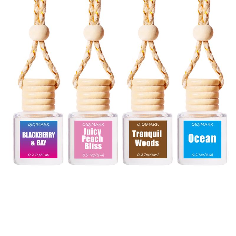 (4PACK)Air Hanging Fragrance Oil Diffuser, Air Freshener Diffuser For Essential Oils, Scents Fragrance Automobile Diffuser, Long Lasting Diffuser,room decor-christmas gift ideas