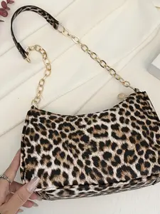 Fashion Leopard Print Crossbody Bag for Women, Perfect for Shopping, Dates, Parties, Office, Commute, Stylish and Versatile, Leopard Print Hobo