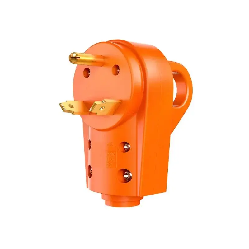 Nilight ETL-Certified 30Amp RV Compatible Power Plug Adapter, Replacement Male Plug, Convenient Handle Design, High-Conductivity Cable (Father's Day Gift Option), 30 Amp Rv Replacement Male Plug