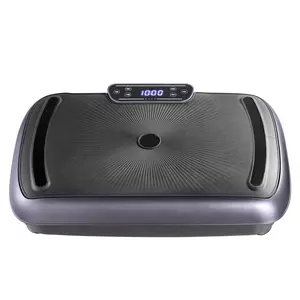 Christmas present Vibration Plate Exercise Machine Whole Body Shaker Fitness Platform Black