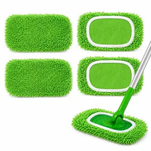 4 Pieces of Multi-purpose Mop Cloth, Super Absorbent, Wiping The Floor Without Leaving Any Traces, Dust and Dirt Removal Cleaning Pad