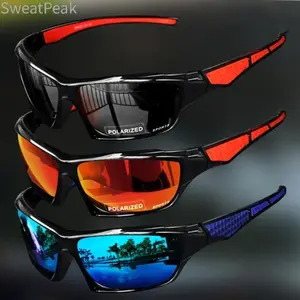 3-Pack Polarized Sports Sunglasses for Men and Women, UV400 Wrap-Around Lightweight Durable Eyewear, Vintage Tortoiseshell Style for Fishing, Cycling, Running, Driving and Outdoor Adventures