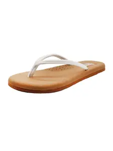 Flojos Women's Fiesta 2.0 White/Tan Sandals
