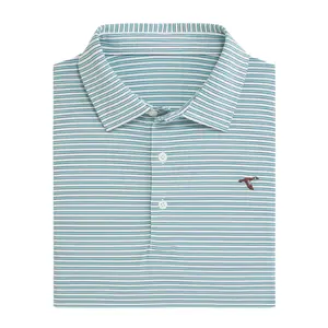 Cape Performance Polo Shirt for Men – Lightweight Stretch Golf Polo, Breathable Country Club Shirt with Stylish Allover Pattern