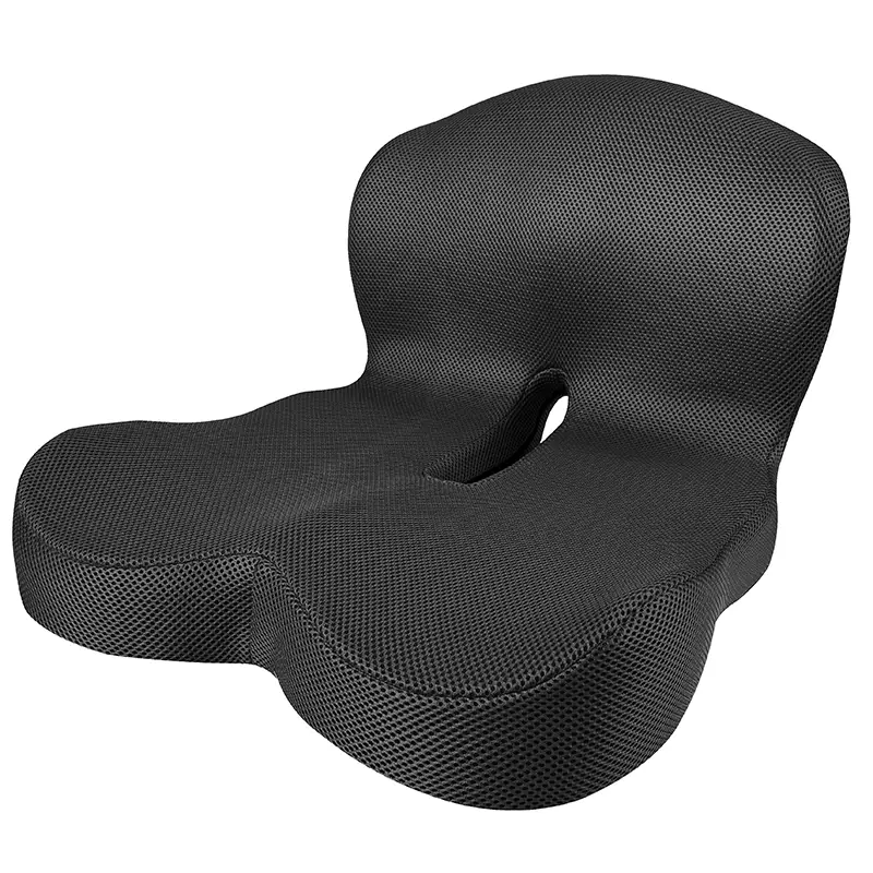 Ergonomic Lumbar Support Cushion - 1 Cushion Backrest for Bedding, Non-Slip Design, Comfortable Fabrics, Memory Foam Core, Perfect Gift for Sedentary