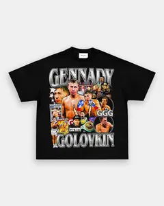 Gennady Golovkin Boxing Sport Tee T Shirt - Vintage Boxing Oversized Unisex Streetwear Shirt, Fashion Cotton, Full Colors, Full Sizes, For Men, For Women
