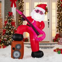 8.4FT Rocking Santa w/Music & Sound-synced LED