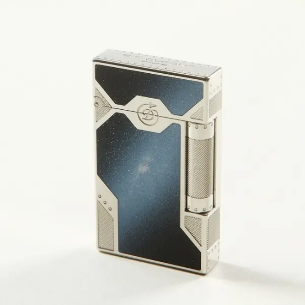 Dupont Lacquer 2 Fire Space Odyssey Theme D2C03 - Unique Blue Lacquer Finish & Gold Accents - Product Code D2C03