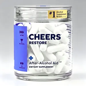 Cheers Restore | Supplement with DHM + L-Cysteine | Feel Better After Drinking & Support Your Liver | 12 Doses | 36 ct