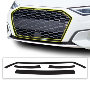 Audi A3 2022-2026 Blackout Chrome Delete Kit - Precut Gloss Black Vinyl Overlays