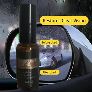 Parycar Rearview Mirror Anti-Rain & Anti-Fog Spray – Helmet Rain Repellent Waterproof Coating Spray