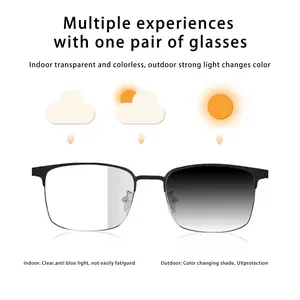 smart glasses New Dual Motherboard Wireless Glasses with Magnetic Charging,Classic Transparent TR90 Frame & Gradient Polarized Lenses -Exudes Premium Quality. Smart Eyewear Phone Bluetooth Device Portable