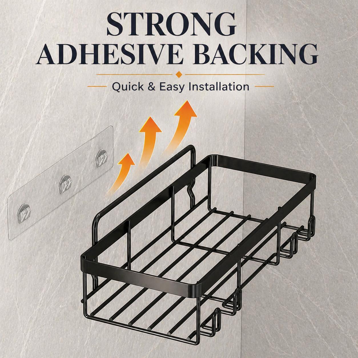 Snofrid Shower Caddy 6-Pack, Advanced Rustproof Design, No Drilling Adhesive Shelves, Rack with Soap Holder, Large Capacity Bathroom Organizers and Storage, Wall-Mounted Kitchen & Home Decor Snofrid Shower Caddy 6-Pack, Advanced Rustproof Design, No Drilling Adhesive Shelves, Rack with Soap Holder, Large Capacity Bathroom Organizers and Storage, Wall-Mounted Kitchen & Home Decor