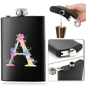 Pocket Wine Pot Portable Flask for Women Gift, Leakproof Stainless Steel Liquor Bottle, Outdoor Travel Picnic Camping Essential