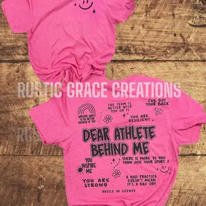 Dear Athlete Behind Me