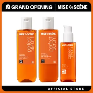 Perfect Serum Original 3-Step Complete Hair Care Trio | Mise En Scène | Perfect for Damaged Hair, Glossy Shine | Hair Serum + Shampoo + Conditioner
