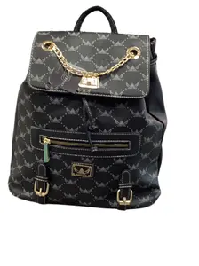 Monogram Chain Strap Backpack