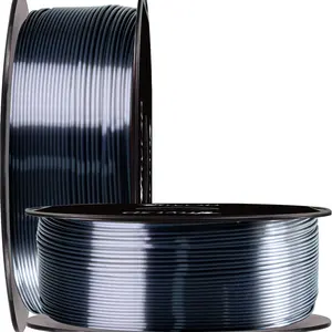 1.75mm Pure Color Silk Metal Pla Filament 250g, 3D Printer Material, Realistic Metallic Gloss Effect, Craft & Commercial Samples Printing