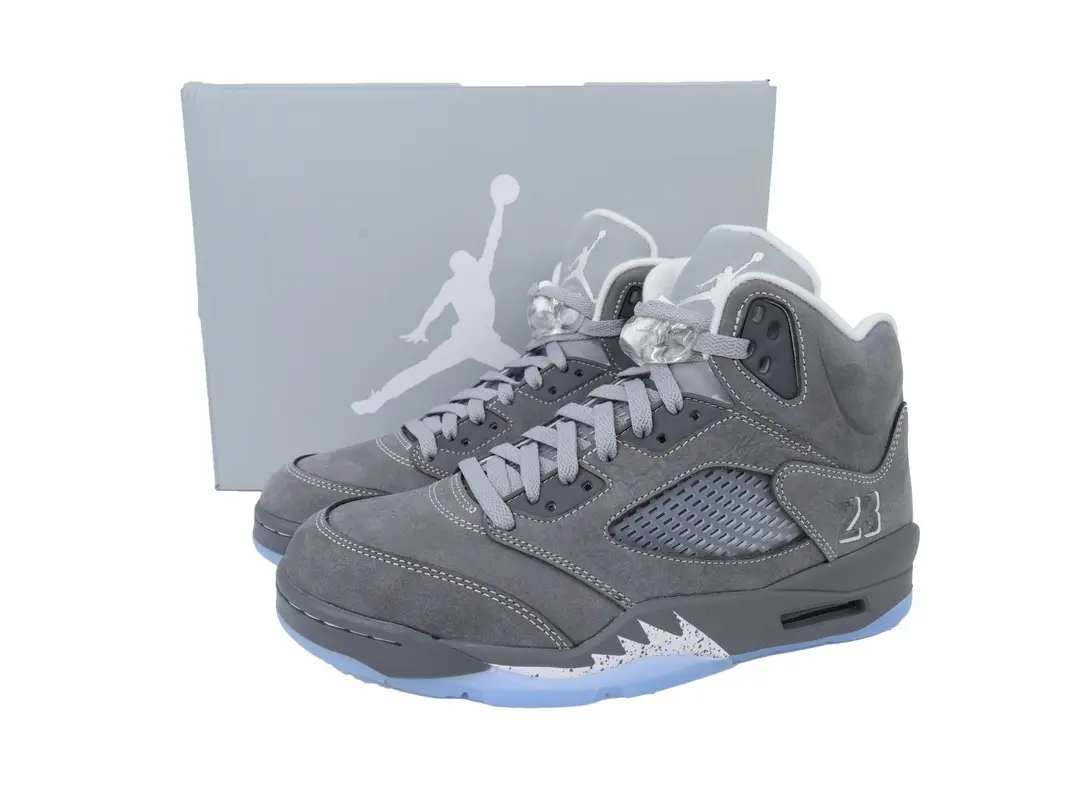 Dark Grey Suede Mesh Mid Top Sneakers with Light Blue Sole, Soft Cushion Comfortable Basketball Shoes