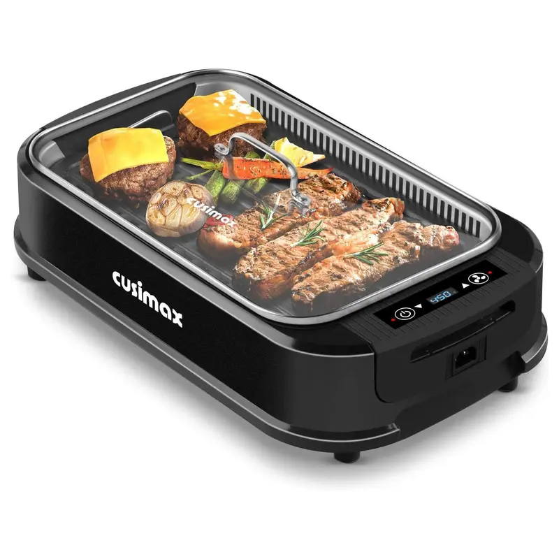 Cusimax Electric Portable Indoor Smokeless Grill