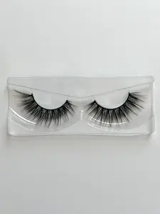 Labo Glam Diva 25mm Dense Volume Faux Mink Lashes | Bold Full Glam Strip Lashes Reusable