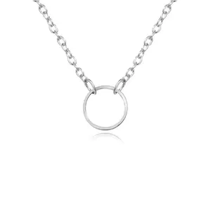 Circle Chain Necklace (Available in multiple colors)