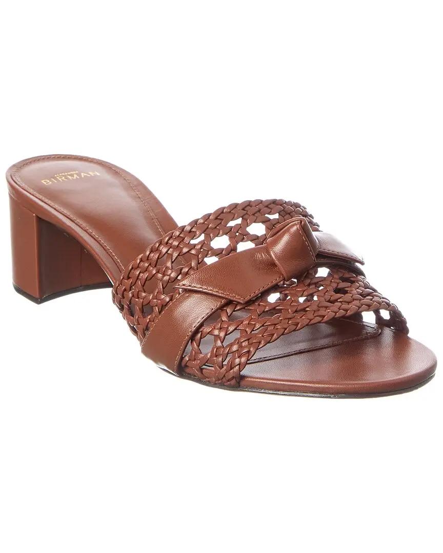 Alexandre Birman Clarita Tresse Leather Sandal