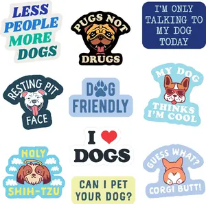 Dog Sticker Extra Large Stickers for Adults Funny Adhesives with Memes Funny Stickers with Colorful Graphic Decals Sarcastic  Funny Dog  Multi