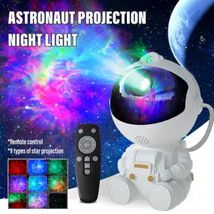 Galaxy Projector, Astronaut Nebula Projector, Starry Night Projector with Remote Control Night Light for Game Room/Home Theater/Ceiling/Room Decoration/Christmas Gifts