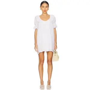 Show Me Your Mumu Toulouse Dress in White Eyelet
